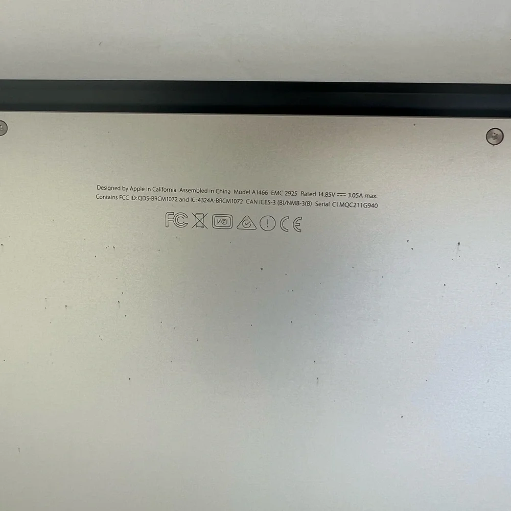 Apple MacBook Air notebook A1466